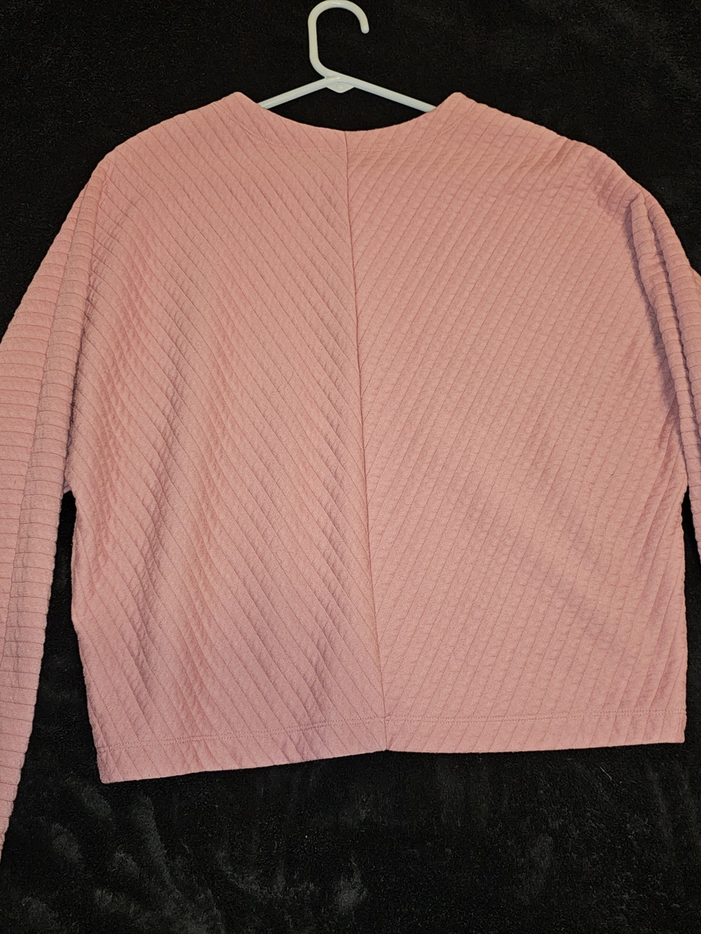 Women’s Textured Pink Sweater